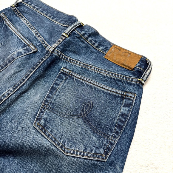 RRL Ralph Lauren Double RL sz 27 Selvedge Boyfriend Boy Fit Jeans Womens Austin - Picture 7 of 11